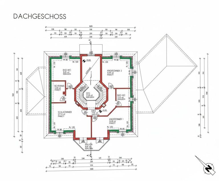 Plan Dachgeschoss