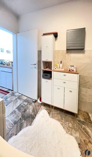 Bad mit Dusche und WC