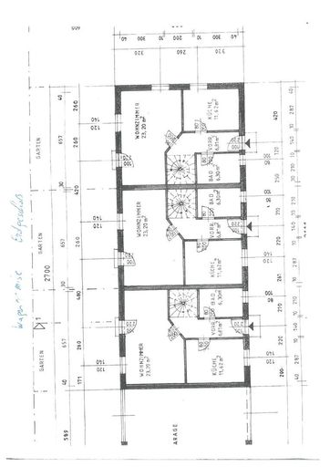 Plan Reihenhaus EG