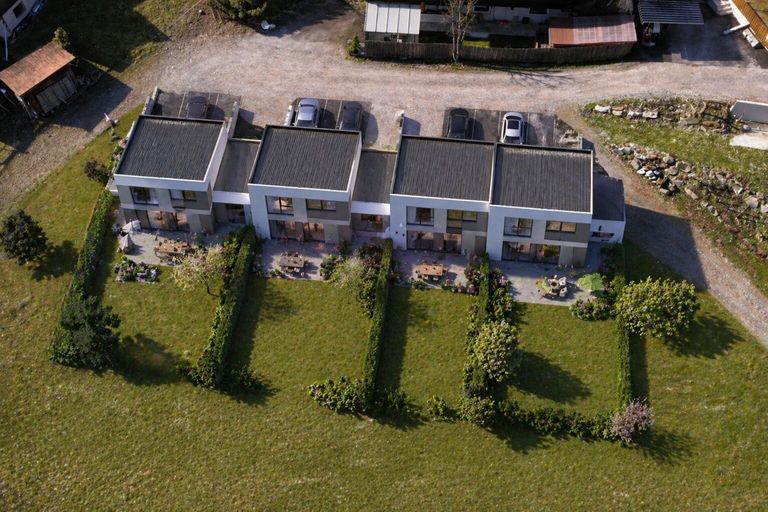 Mögliche Planung mit Reihenhäusern