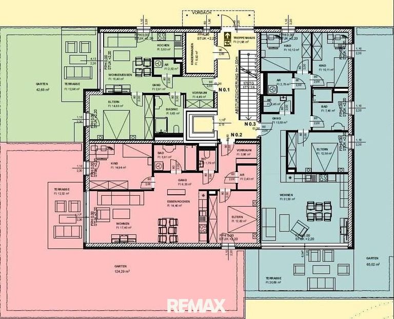 Grundriss EG Haus Nord