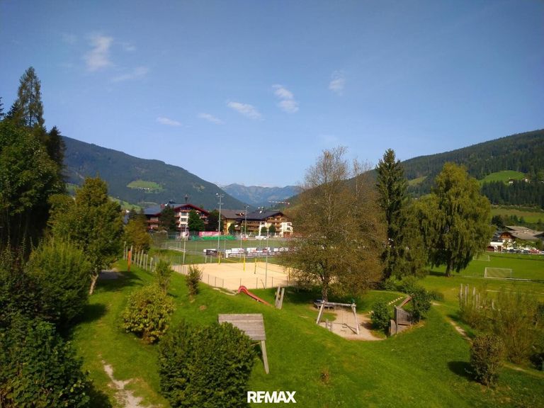 Blick vom Balkon