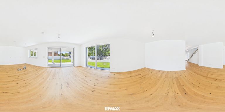 Wohnzimmer mit Küche