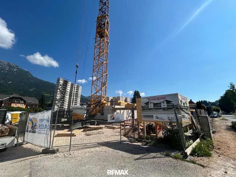 Die Baustelle läuft auf Hochtouren