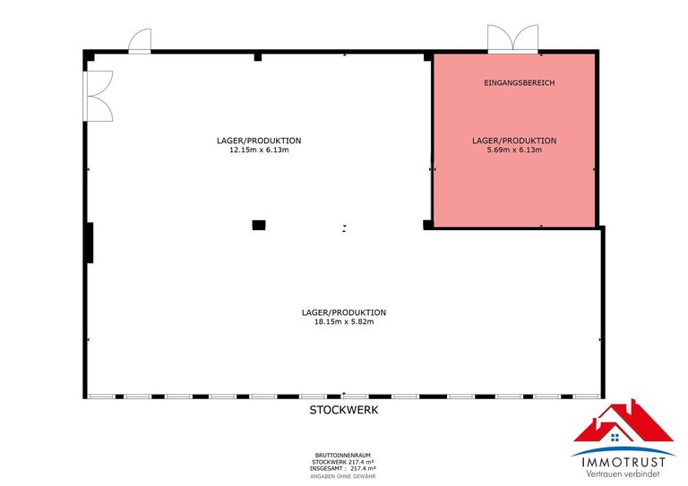 Plan (farbig markiert)