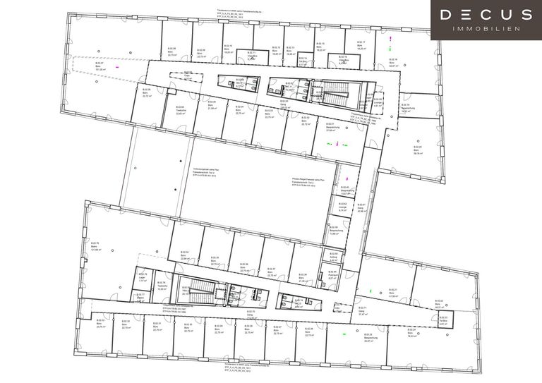 Büroflächen im 2. OG