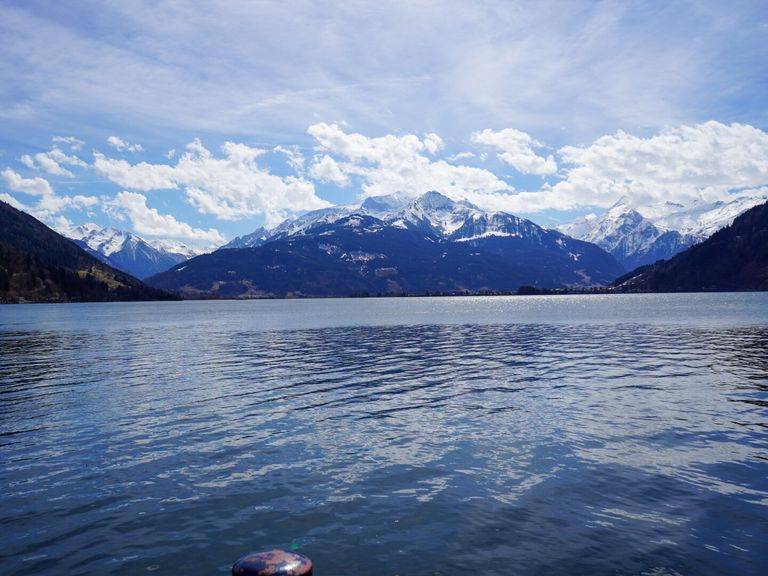 Lage in Zell am See mit Blick auf das Kitzsteinhorn