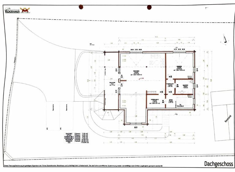 Plan Dachgeschoss