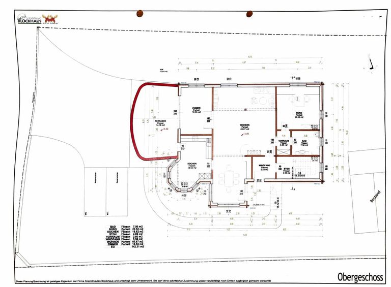 Plan Obergeschoss-Erdgeschoss