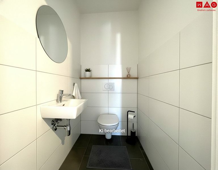 Möblierungsvorschlag WC KI generiert