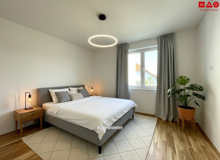 Möblierungsvorschlag Schlafzimmer KI generiert