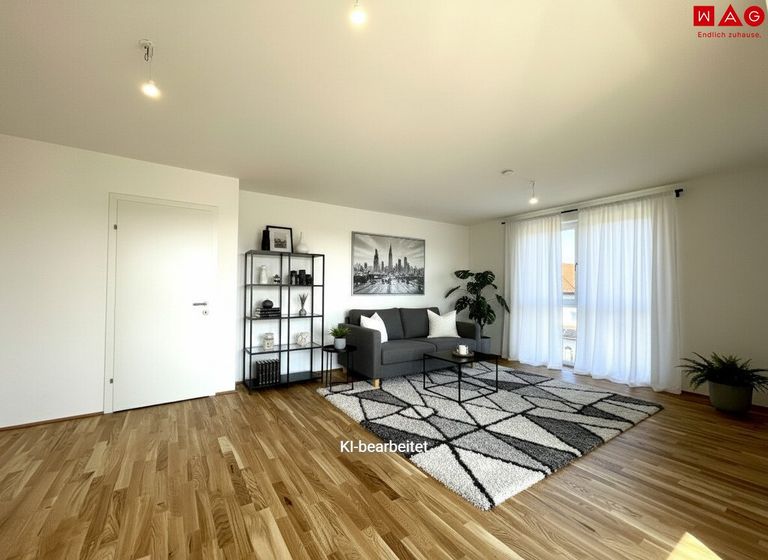 Möblierungsvorschlag Wohnzimmer KI generiert