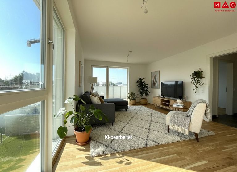 Möblierungsvorschlag Wohnzimmer KI generiert