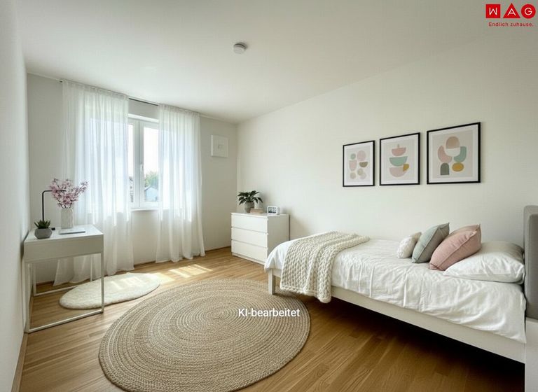 Möblierungsvorschlag Jugendzimmer KI generiert