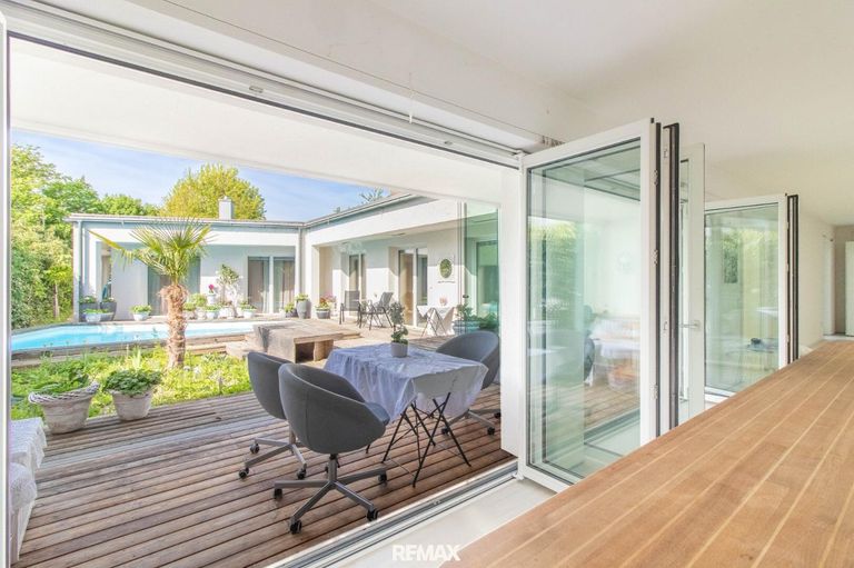 das Herzstück des Hauses: das Atrium