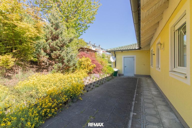 Freiraum hinter dem Haus