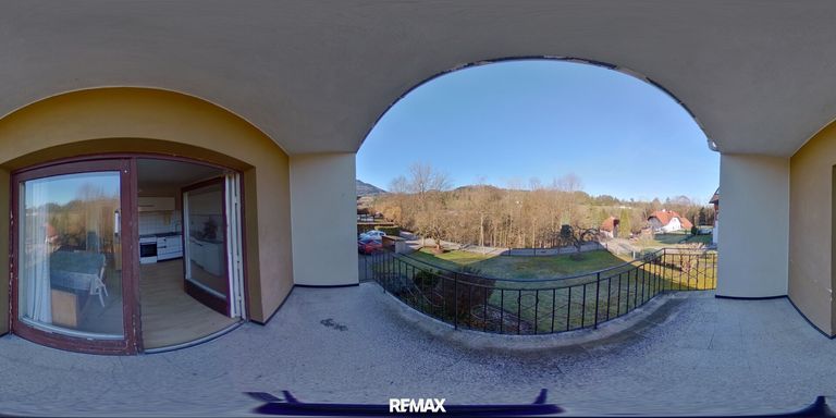 Ausblick vom Balkon