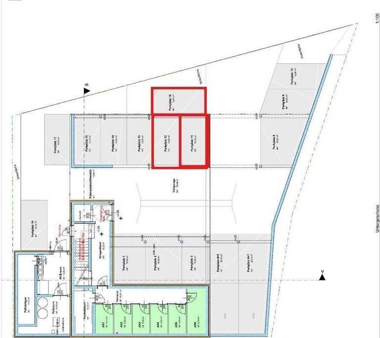 Längenfeld - Plan Parkplatz 11