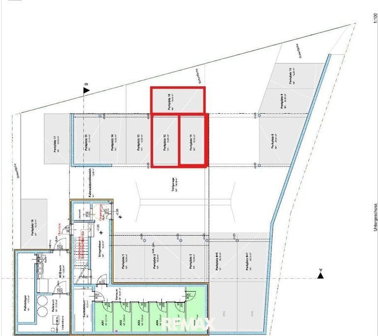 Längenfeld - Plan Parkplatz 12
