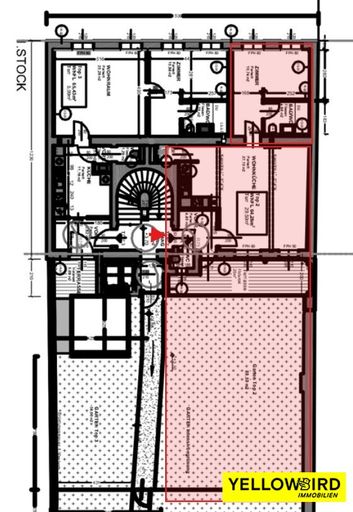 Plan mit Garten