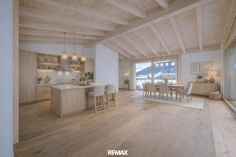 Wohnküche/Wohnzimmer Visualisierung 