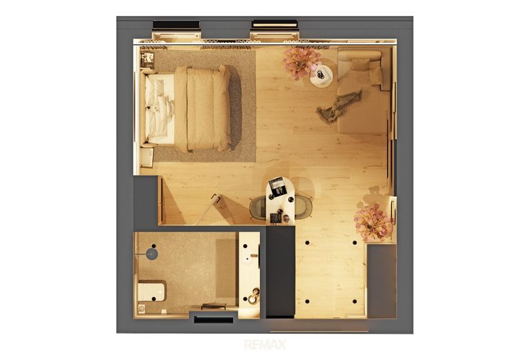 Wohnung - Grundriss 