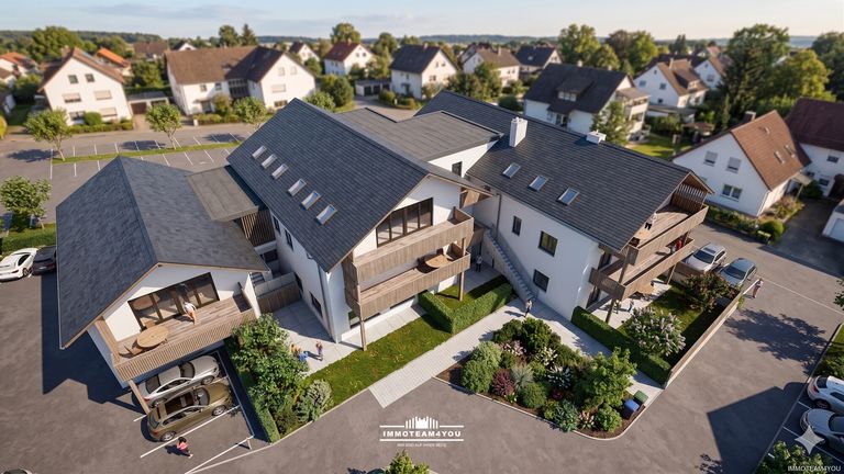 Konzept Ausbau Ist Variante 3-geschossig Blick von Westen