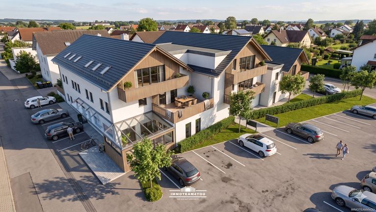 Konzept Ausbau Ist Variante 3-geschossig Blick vom Parkplatz 04