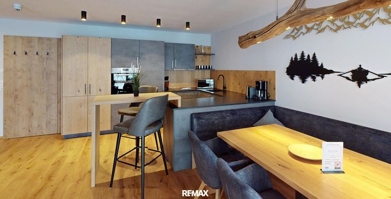 Serfaus - Apartment - Wohn-, Koch-, Essbereich