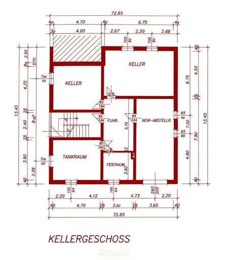 Grundriss Keller
