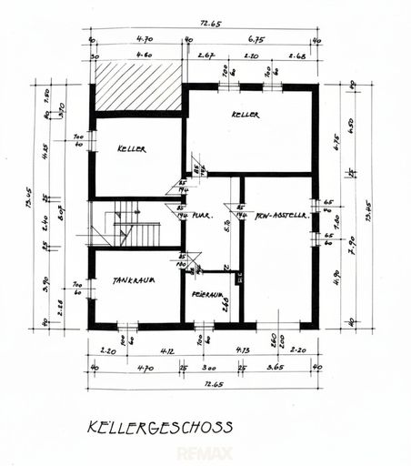 Grundriss Keller