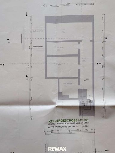 Plan Kellergeschoss