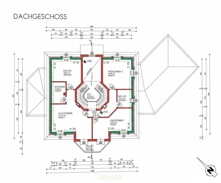Plan Dachgeschoss