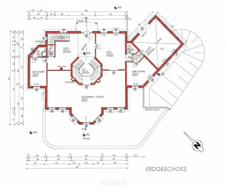 Plan Erdgeschoss