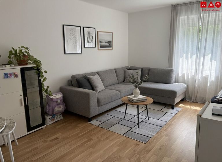Einrichtungsvorschlag Wohnzimmer KI generiert