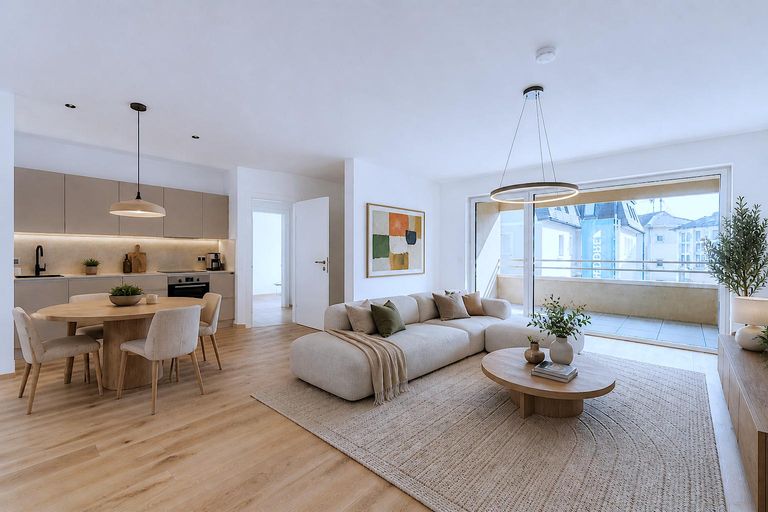 Visualisierung Wohnzimmer