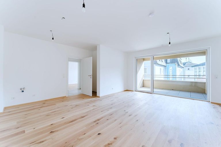 Wohnzimmer mit Wohnküche