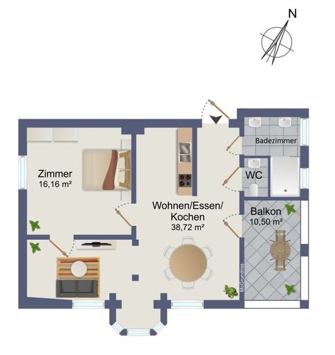 Grundrissplan