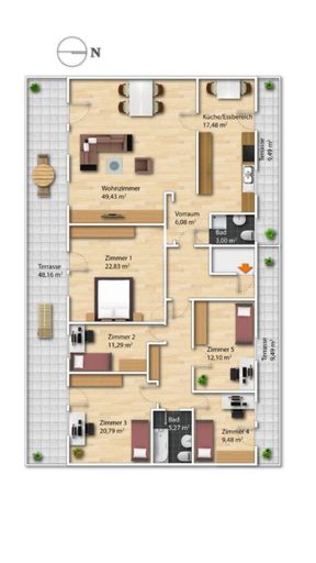 Grundriss Plan