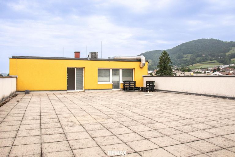 ein Highlight die Dachterrasse