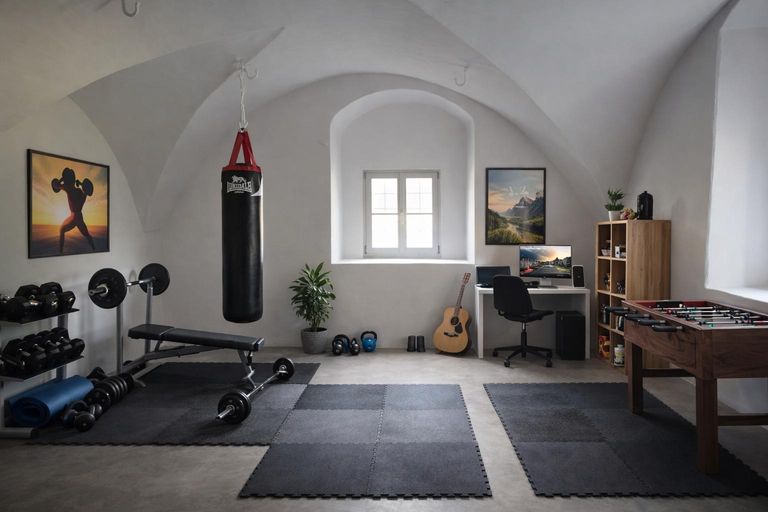 Fitness und Hobby (KI Visualisierung)