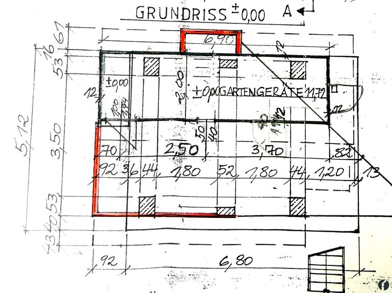 Grundriss Untergeschoß