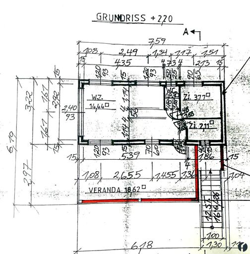 Grundriss Wohngeschoß