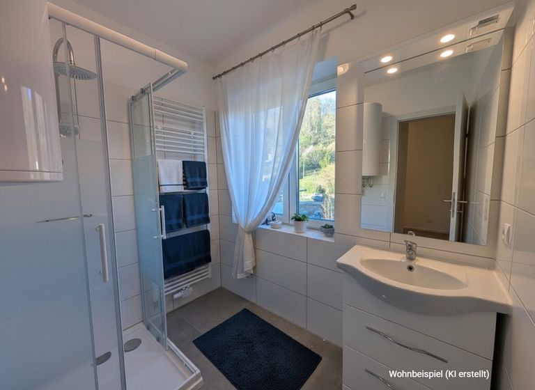 Tageslicht-Badezimmer