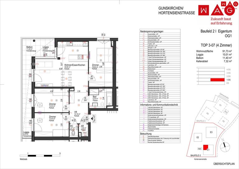 Wohnungsplan
