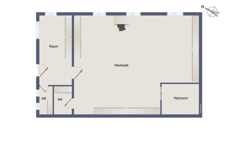 Grundrissplan UG