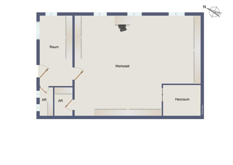 Grundrissplan UG