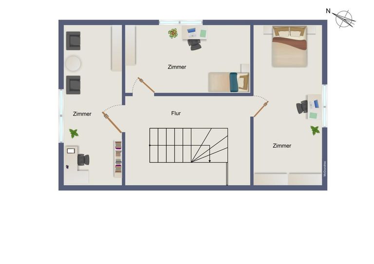 Grundrissplan DG