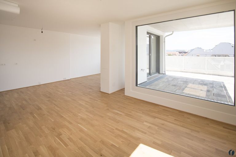 Wohnzimmer mit Küche