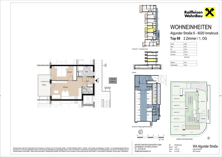 Grundrissplan Top 09